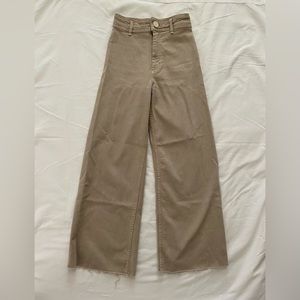 ZARA marine straight high rise jeans